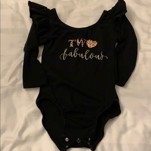 Two year old outfit for second birthday leopard